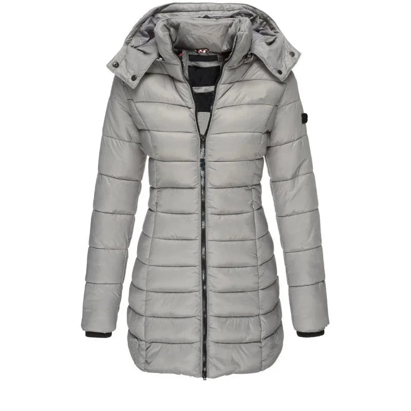 Thick and warm women's winter coats for comfort and well-being.