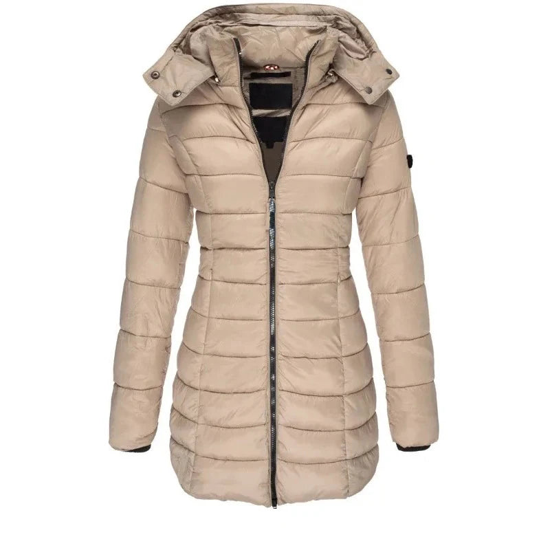 Thick and warm women's winter coats for comfort and well-being.