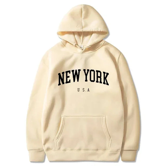 New York City USA sweatshirt (black lettering)