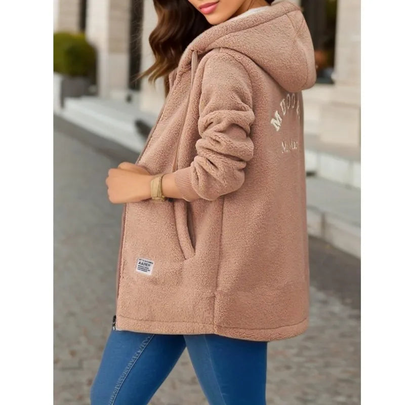 Women's winter coat with hood