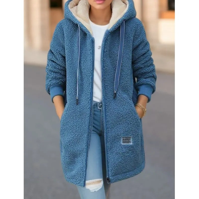 Women's winter coat with hood