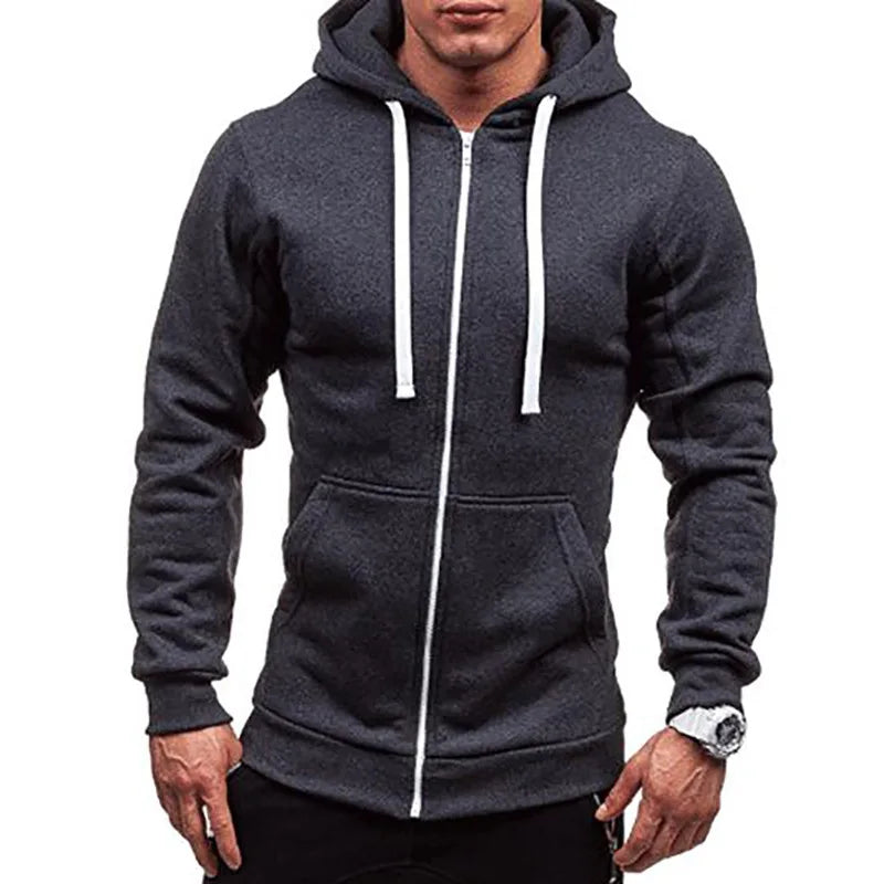 Men's Zip-Up Hoodie Sweatshirt