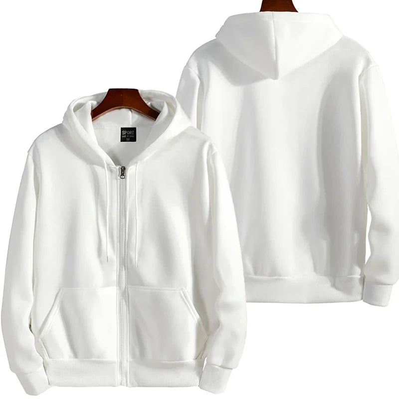 Men's Long Sleeve Hooded Sweatshirt Fashion Casual Male Outfit Sportwear Loose Fit Clothes