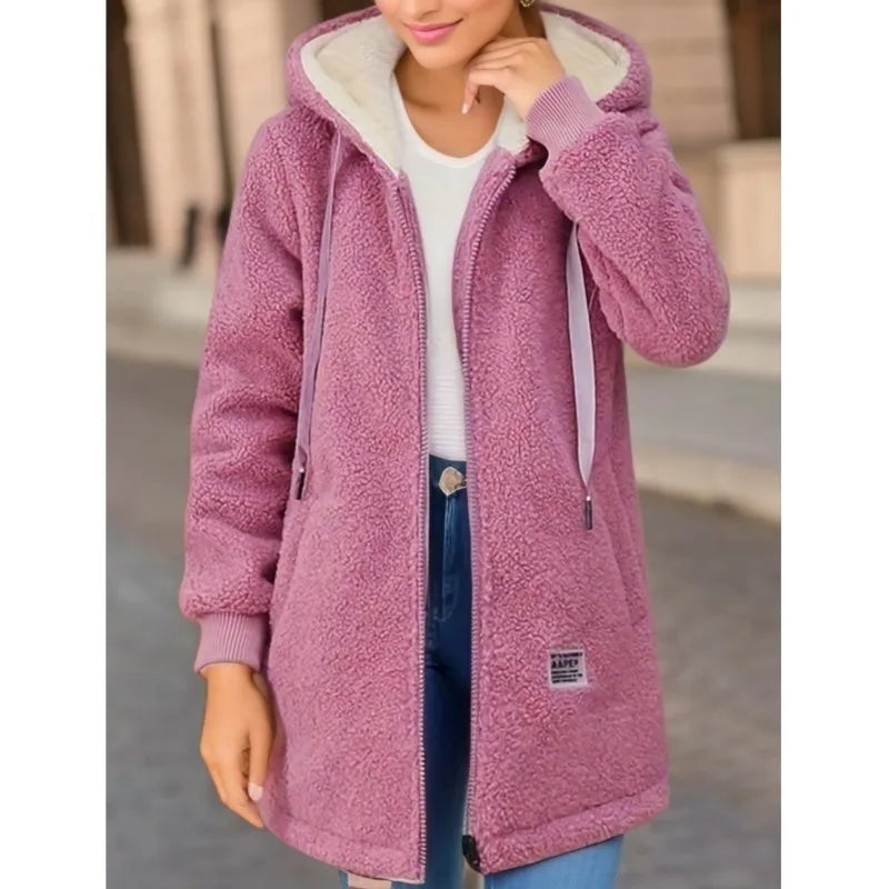Women's winter coat with hood
