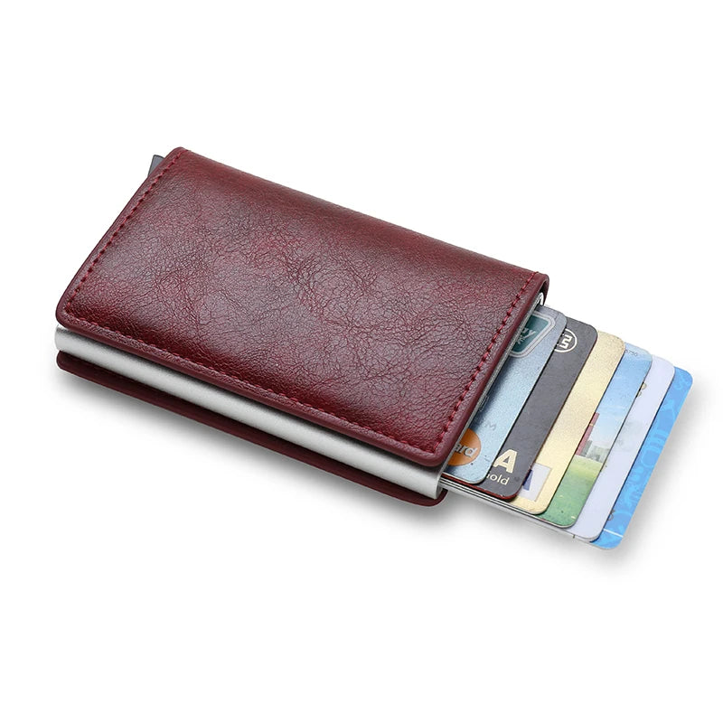 Men's aluminum wallet, card holder and slim wallet