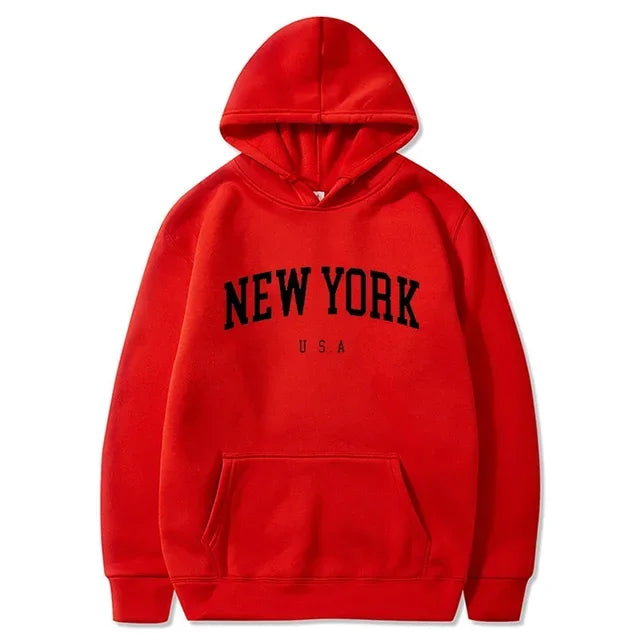 New York City USA sweatshirt (black lettering)