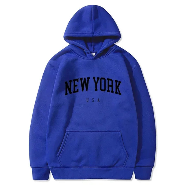 New York City USA sweatshirt (black lettering)