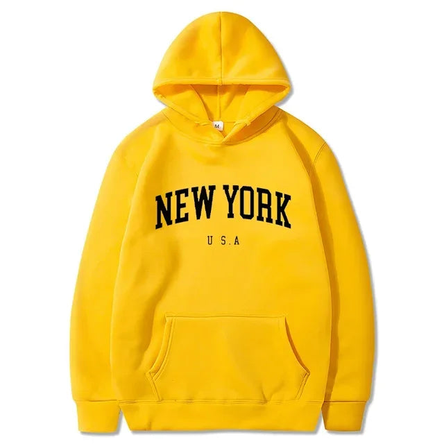 New York City USA sweatshirt (black lettering)