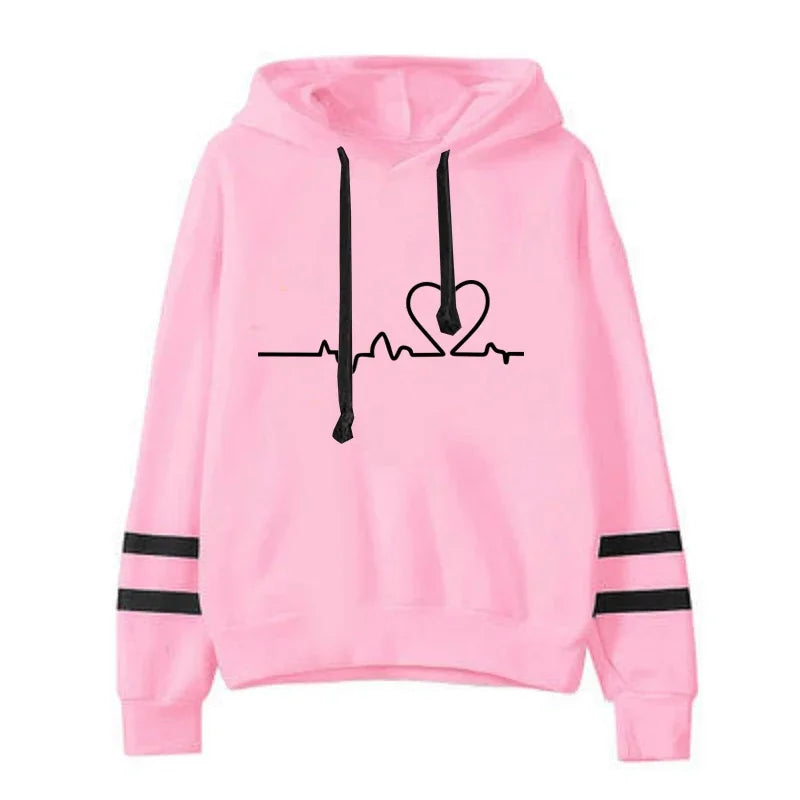 Women's casual striped tracksuit set