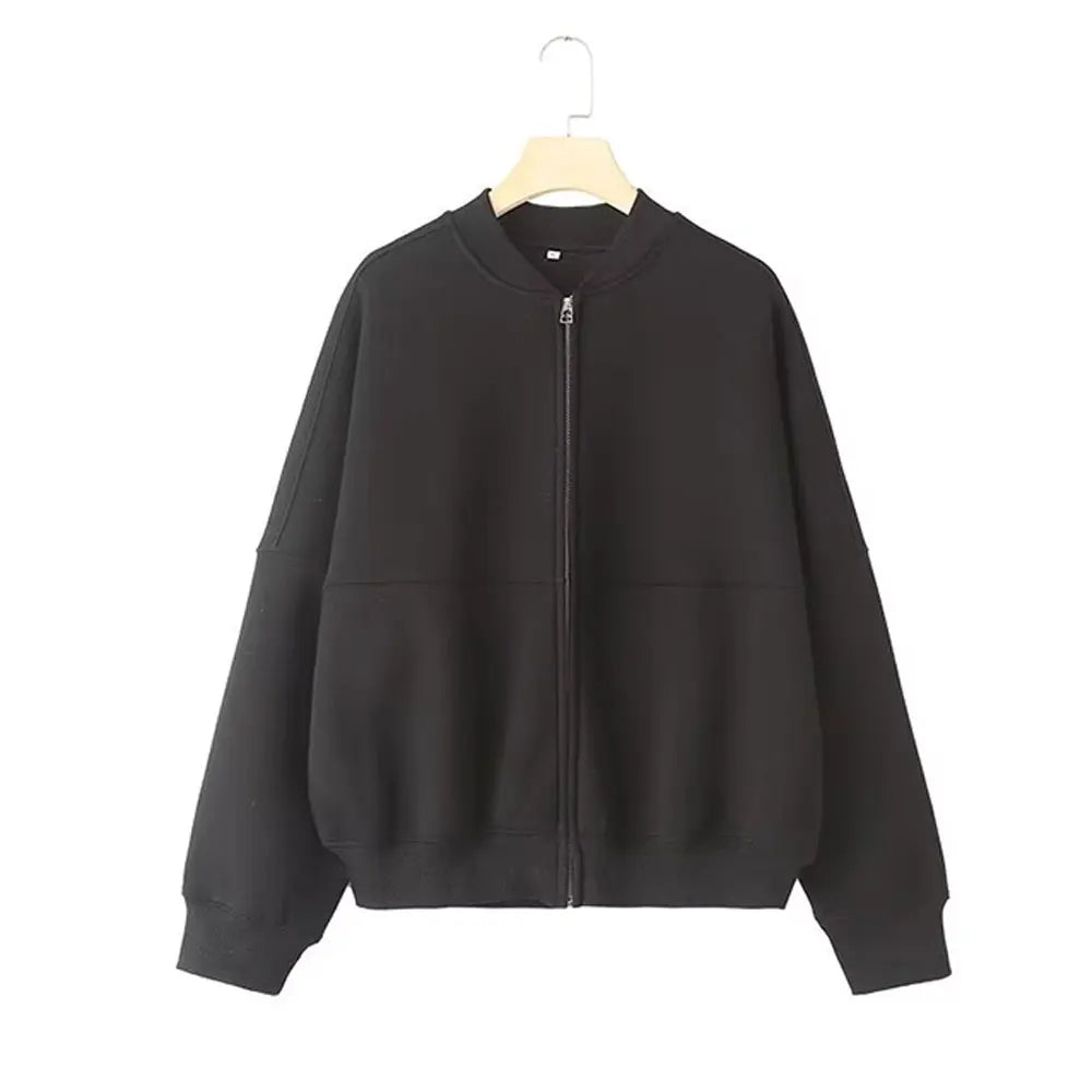 Women's set: bomber jacket and wide-leg pants