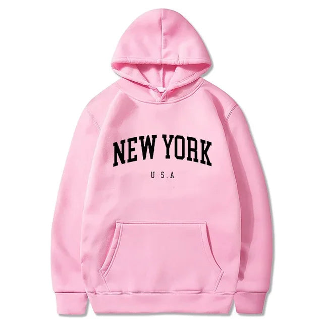New York City USA sweatshirt (black lettering)