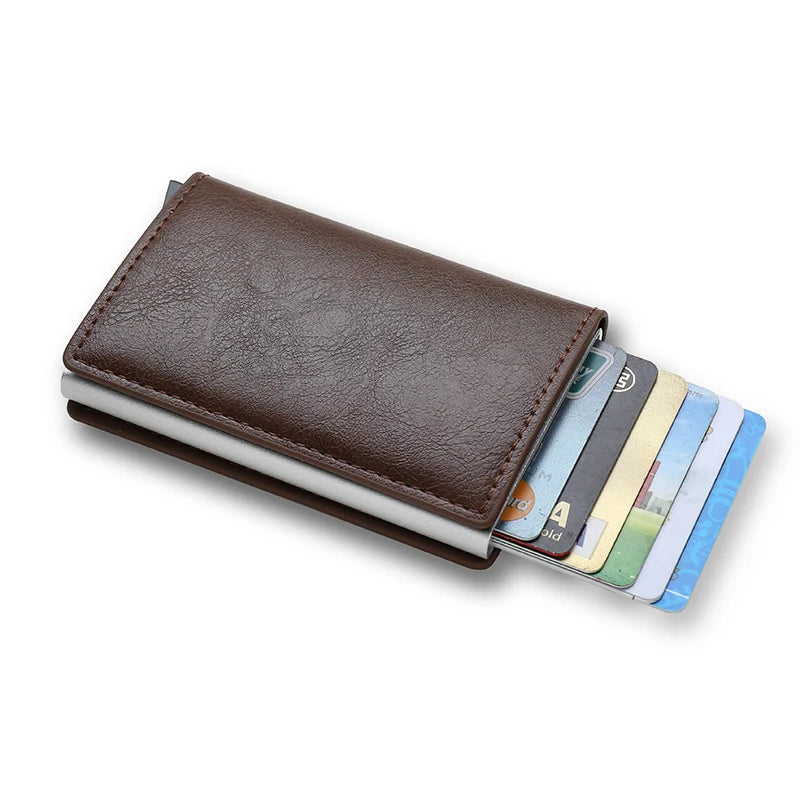 Men's aluminum wallet, card holder and slim wallet