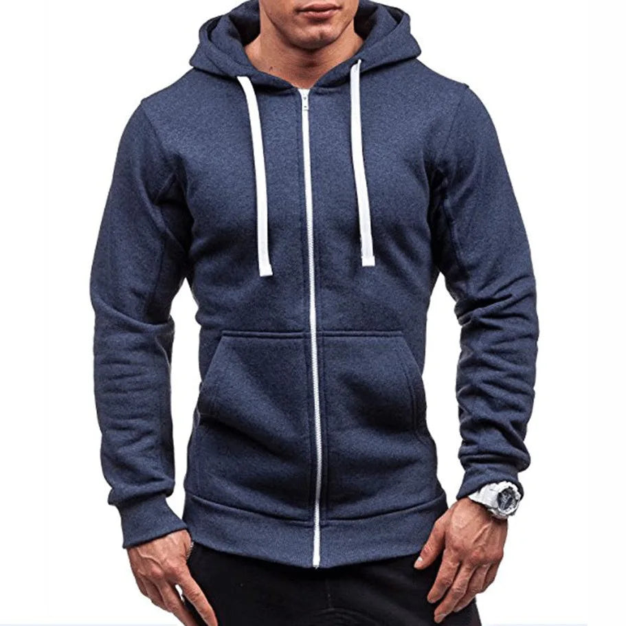 Men's Zip-Up Hoodie Sweatshirt
