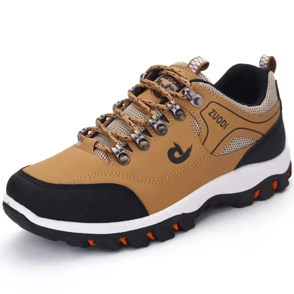 Men's leather hiking shoes