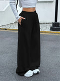 Women's jogging pants with drawstring