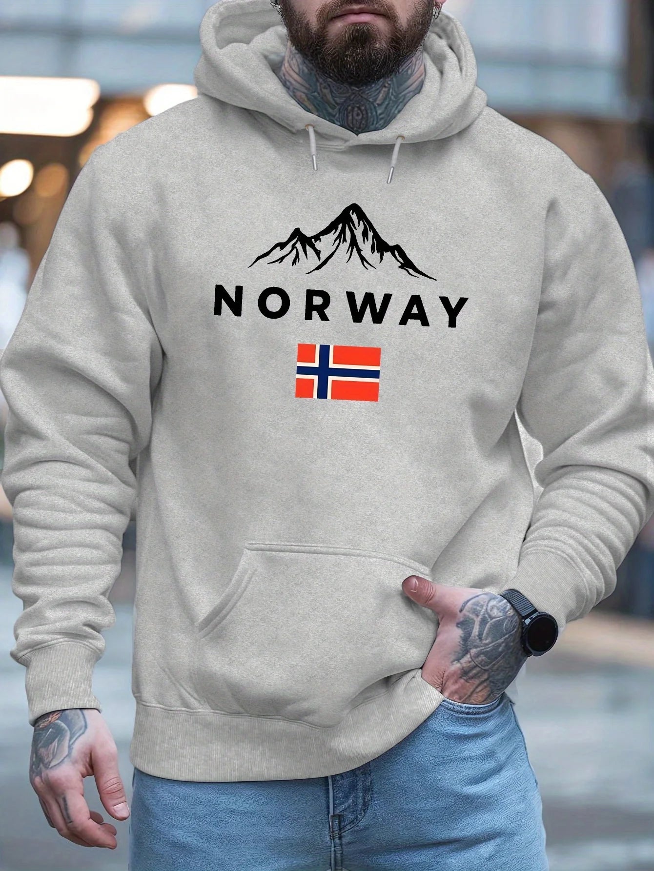 Norway print sweatshirt