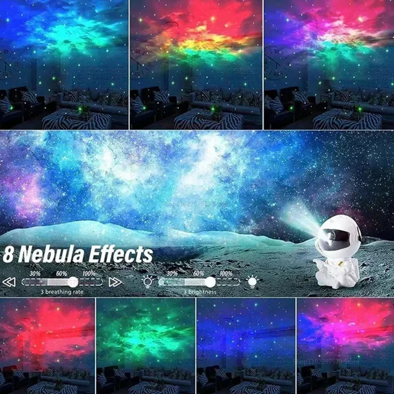 Astronaut Projector Galaxy Star LED Night Light