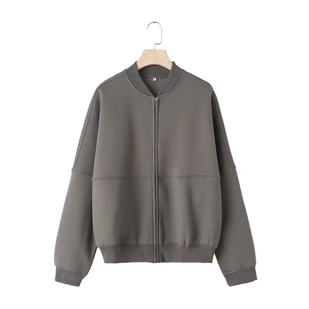 Women's set: bomber jacket and wide-leg pants