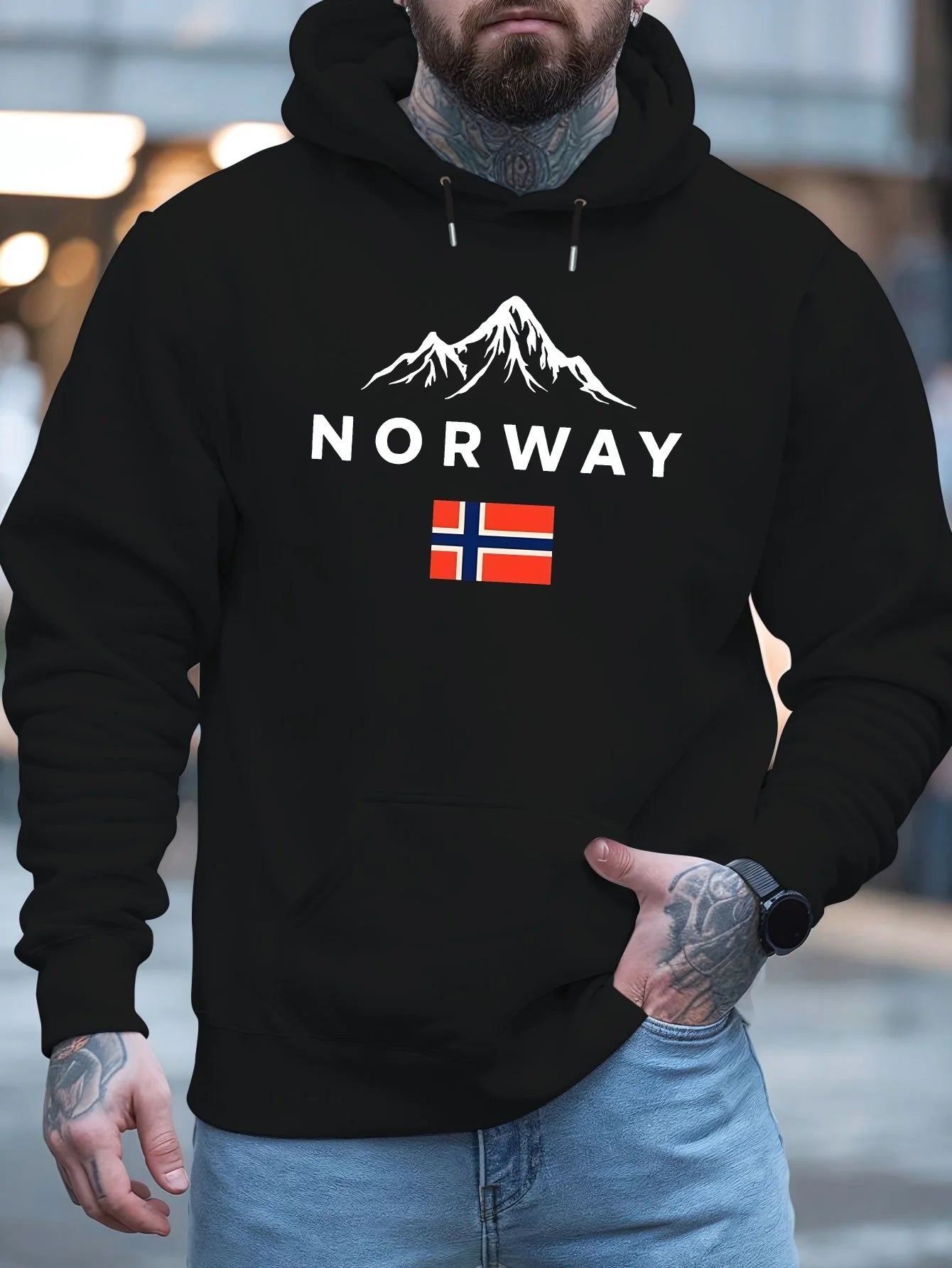Norway print sweatshirt