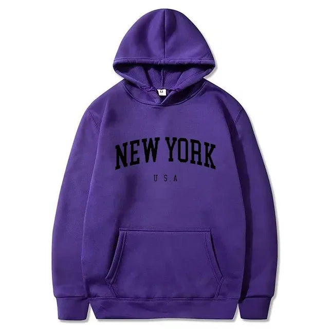 New York City USA sweatshirt (black lettering)