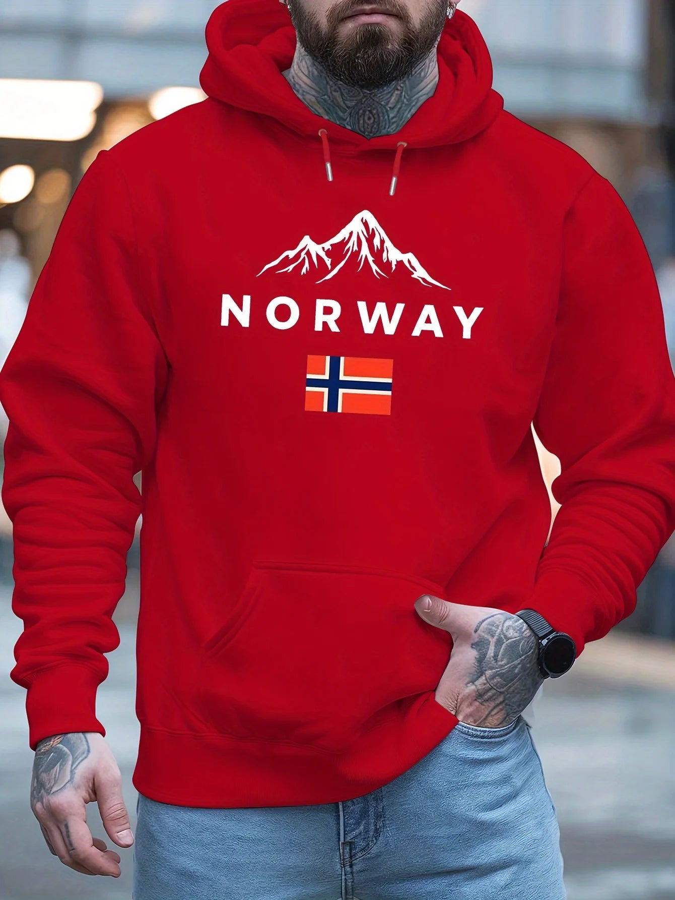 Norway print sweatshirt