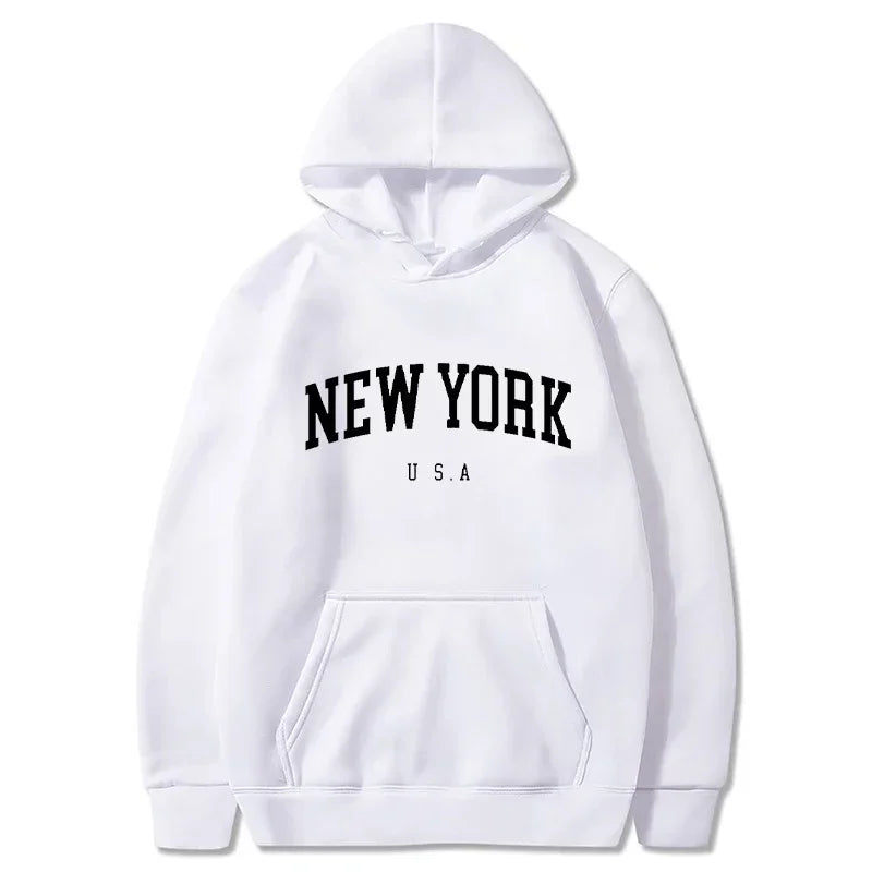 New York City USA sweatshirt (black lettering)