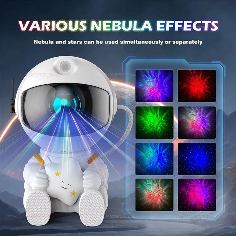 Astronaut Projector Galaxy Star LED Night Light