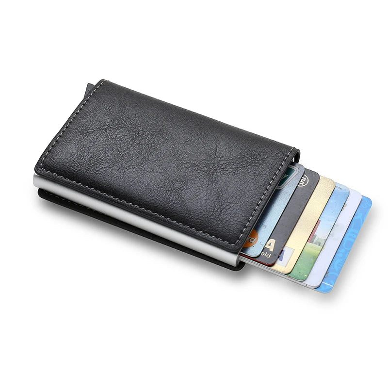 Men's aluminum wallet, card holder and slim wallet