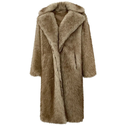 Long Faux Fur Coat