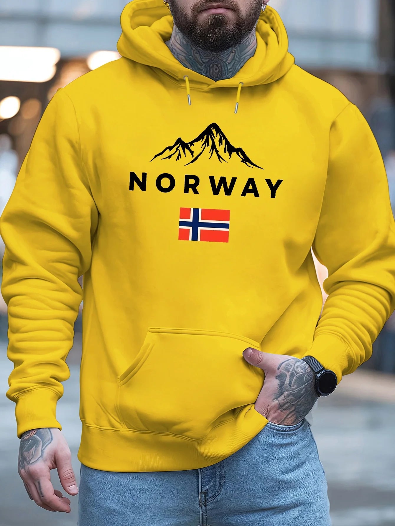 Norway print sweatshirt