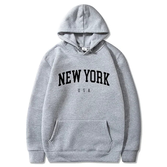 New York City USA sweatshirt (black lettering)