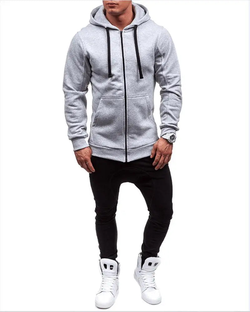 Men's Zip-Up Hoodie Sweatshirt