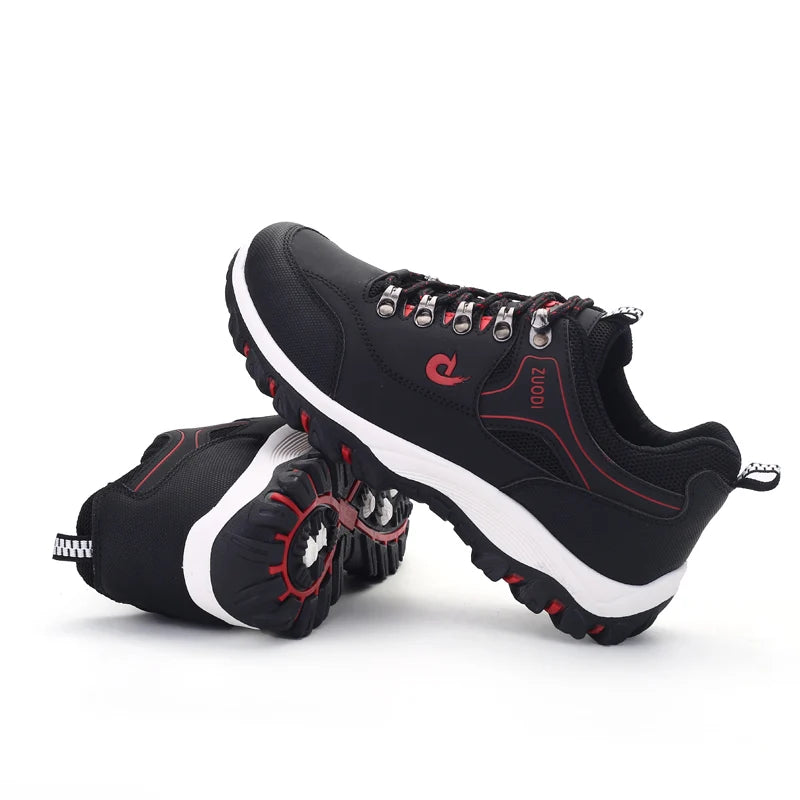 Men's leather hiking shoes